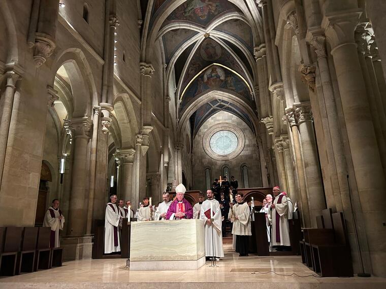 Gottesdienst in Pannonhalma CIM Tagung